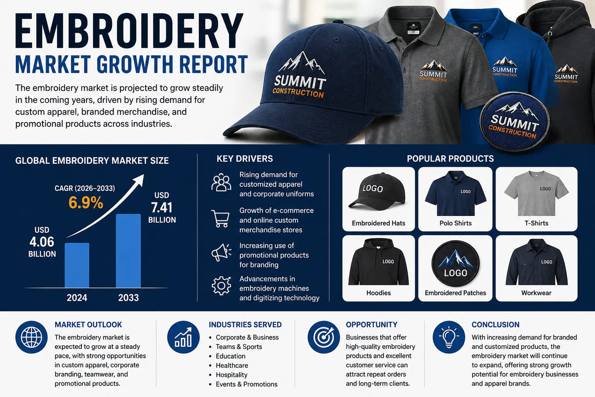 Embroidery Market Growth Report H&S Embroidery
