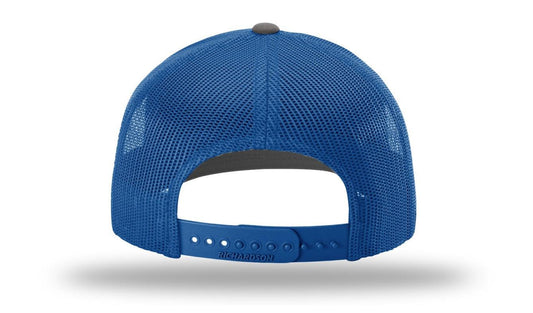 Richardson Custom Embroidered Richardson 112 Mid-Profile Trucker Snapback Cap Custom hat, custom baseball hat, custom trucker hat, custom embroidered hat, back side