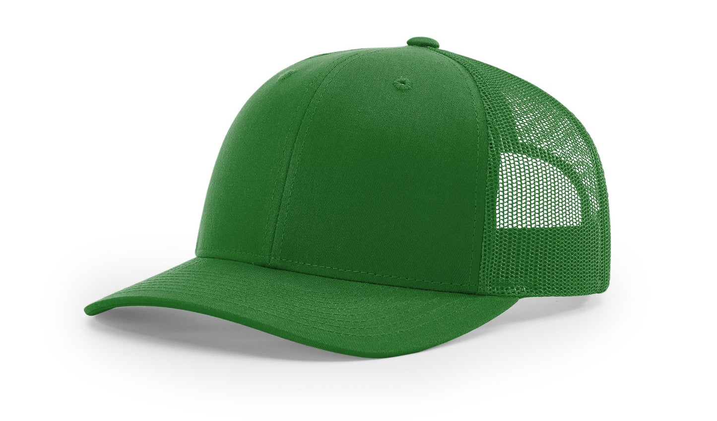Custom Embroidered Richardson 112 Mid-Profile Trucker Snapback Cap
