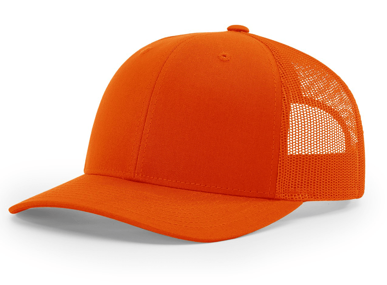 Richardson Custom Embroidered Richardson 112 Mid-Profile Trucker Snapback Cap Custom hat, custom baseball hat, custom trucker hat, custom embroidered hat, embroidered hat