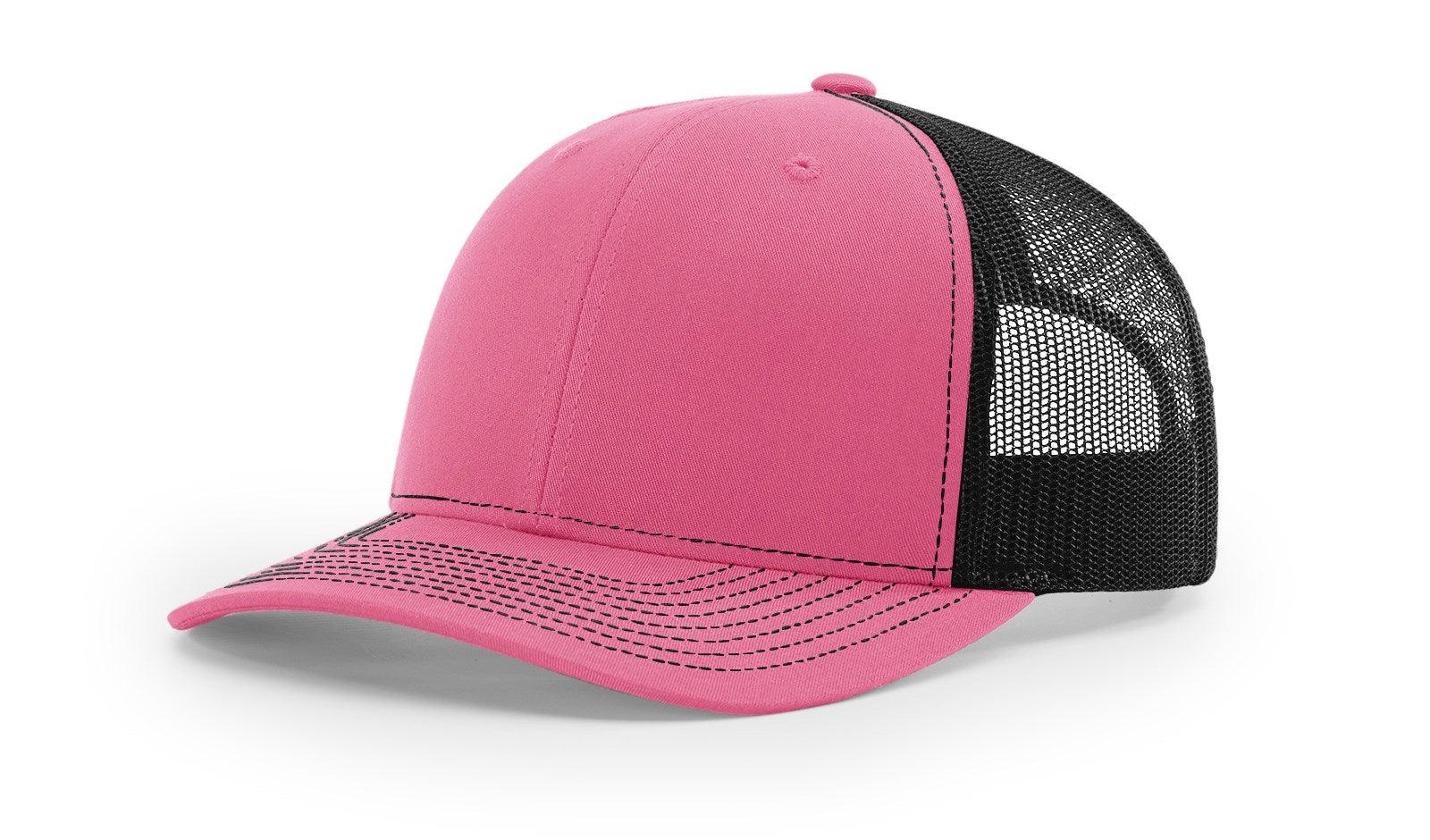 Richardson Custom Embroidered Richardson 112 Mid-Profile Trucker Snapback Cap Custom hat, custom baseball hat, custom trucker hat, custom embroidered hat, embroidered hat