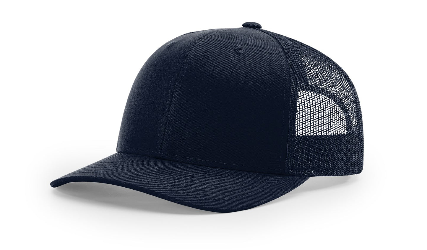 Custom Embroidered Richardson 112 Mid-Profile Trucker Snapback Cap