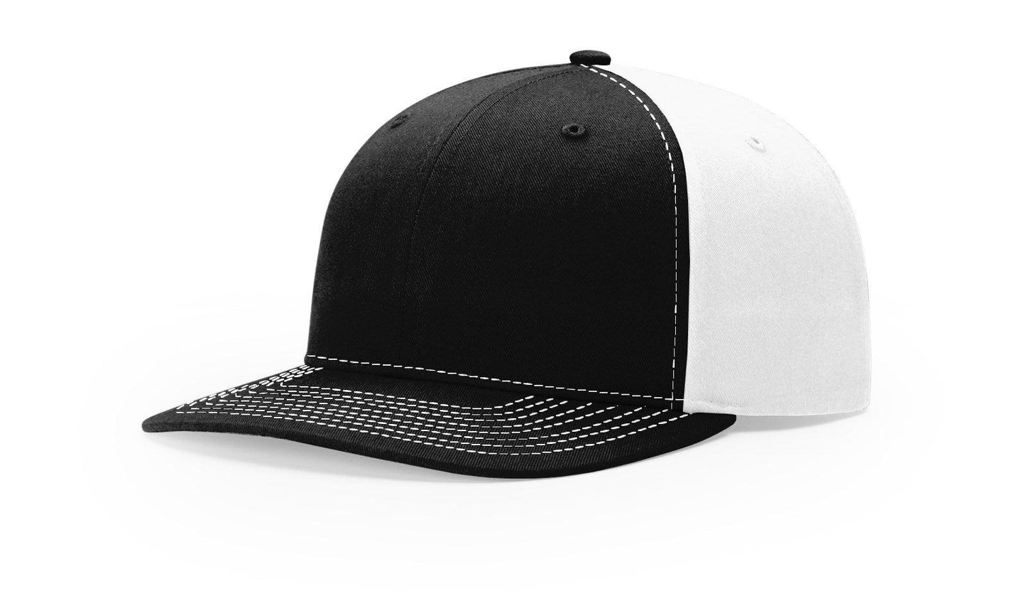 Richardson Custom Embroidered Richardson 312 Solid Twill Trucker Snapback Cap Custom hat, custom baseball hat, custom trucker hat, custom embroidered hat, embroidered hat