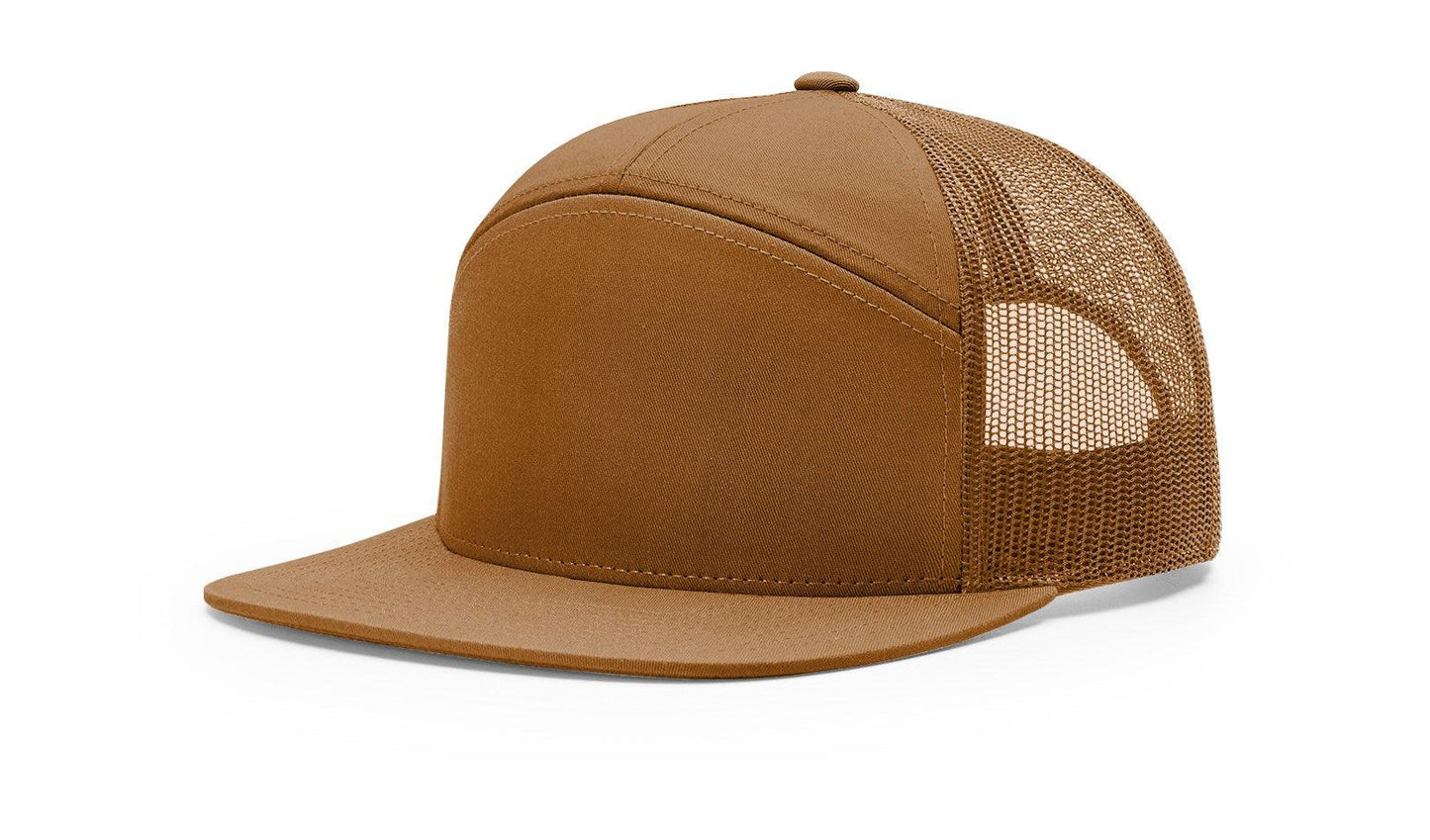 Richardson CUSTOM EMBROIDERED RICHARDSON 168 TRUCKER SNAPBACK CAP Custom hat, custom baseball hat, custom trucker hat, custom embroidered hat, embroidered hat
