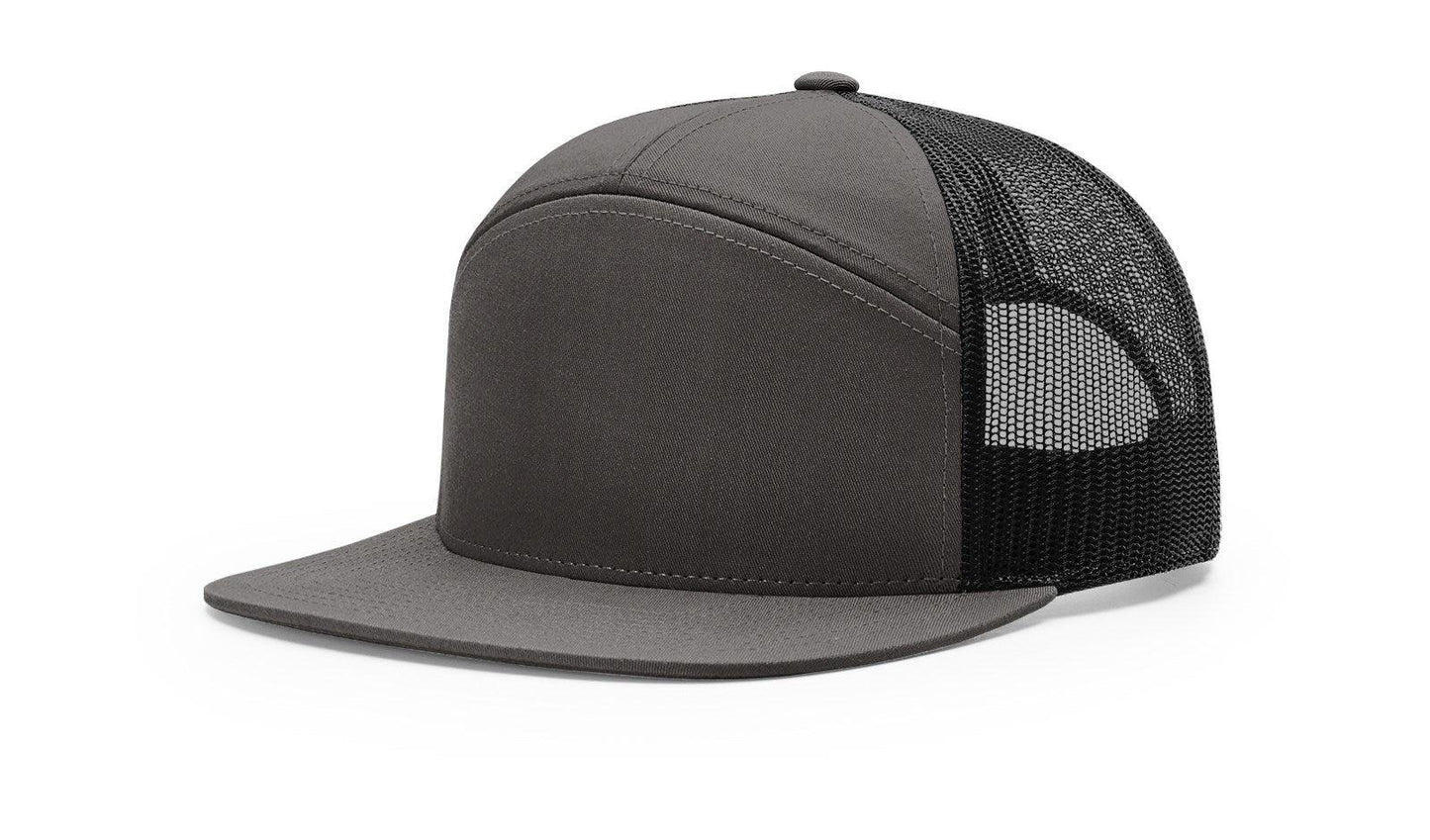 Richardson CUSTOM EMBROIDERED RICHARDSON 168 TRUCKER SNAPBACK CAP Custom hat, custom baseball hat, custom trucker hat, custom embroidered hat, embroidered hat
