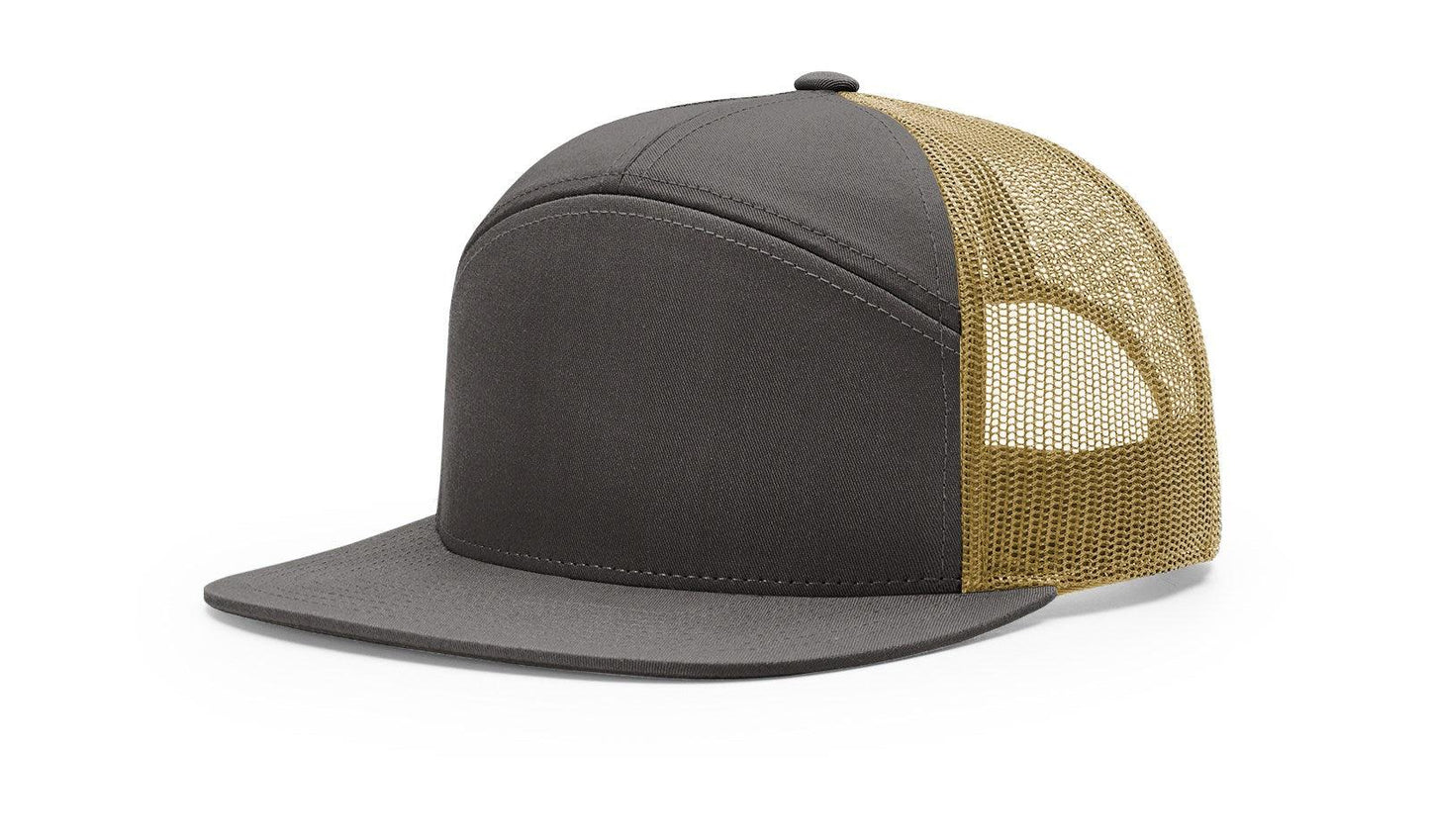 Richardson CUSTOM EMBROIDERED RICHARDSON 168 TRUCKER SNAPBACK CAP Custom hat, custom baseball hat, custom trucker hat, custom embroidered hat, embroidered hat