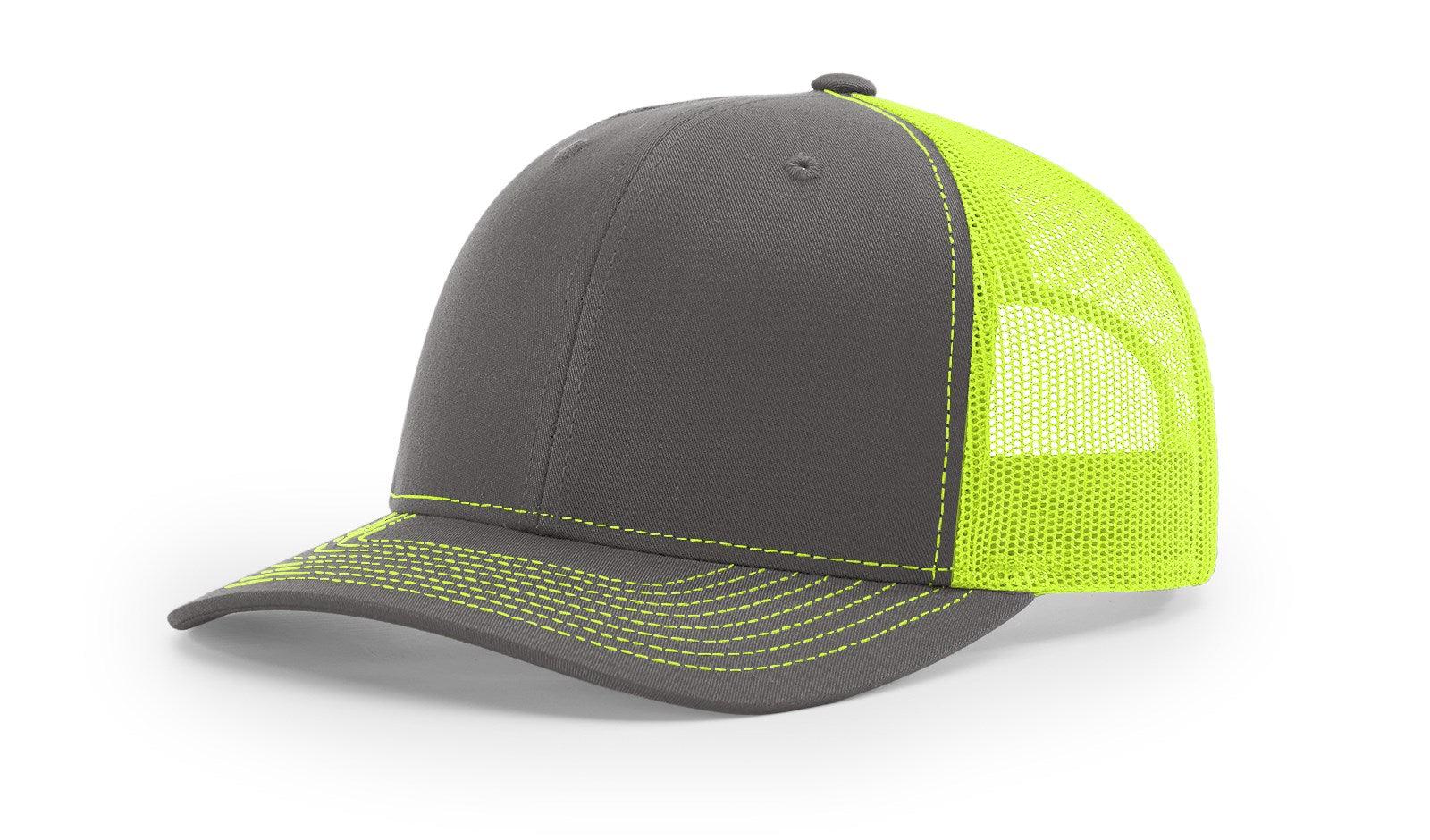 Richardson Custom Embroidered Richardson 112 Mid-Profile Trucker Snapback Cap Custom hat, custom baseball hat, custom trucker hat, custom embroidered hat, embroidered hat