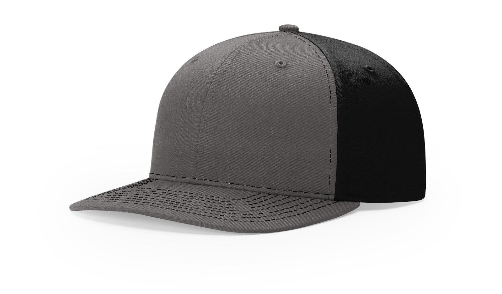 Richardson Custom Embroidered Richardson 312 Solid Twill Trucker Snapback Cap Custom hat, custom baseball hat, custom trucker hat, custom embroidered hat, embroidered hat