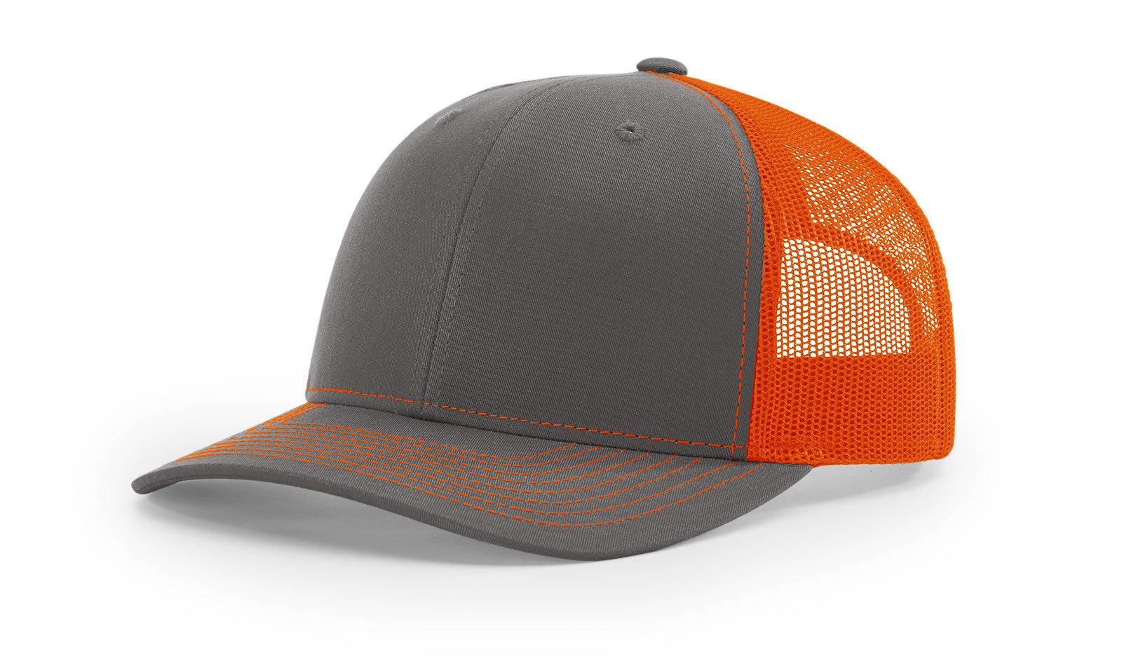 Richardson Custom Embroidered Richardson 112 Mid-Profile Trucker Snapback Cap Custom hat, custom baseball hat, custom trucker hat, custom embroidered hat, embroidered hat