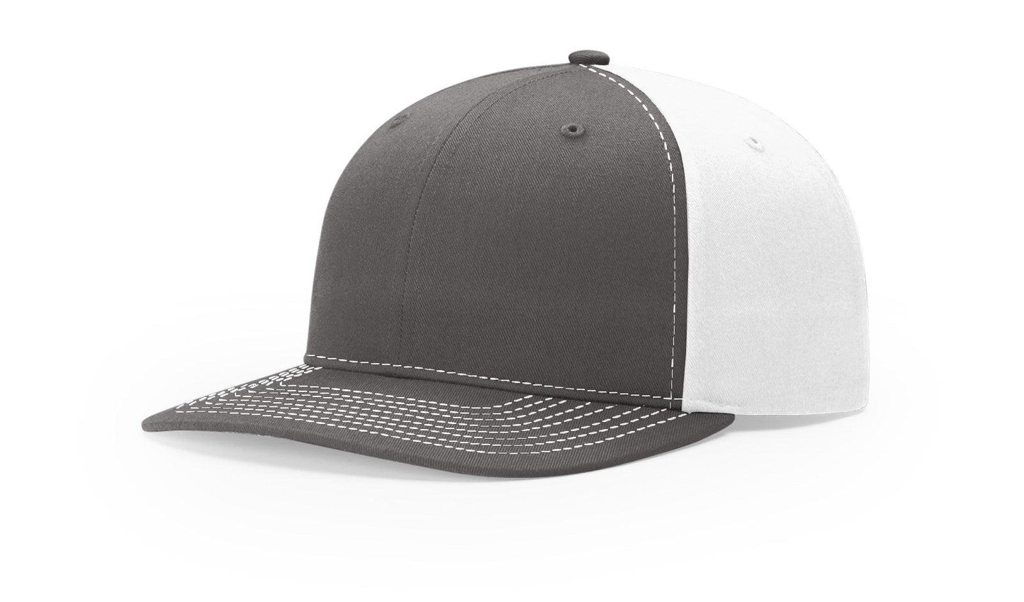 Richardson Custom Embroidered Richardson 312 Solid Twill Trucker Snapback Cap Custom hat, custom baseball hat, custom trucker hat, custom embroidered hat, embroidered hat