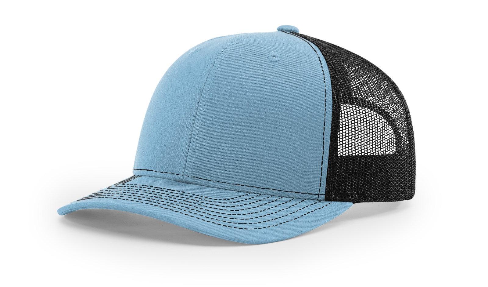 Richardson Custom Embroidered Richardson 112 Mid-Profile Trucker Snapback Cap Custom hat, custom baseball hat, custom trucker hat, custom embroidered hat, embroidered hat