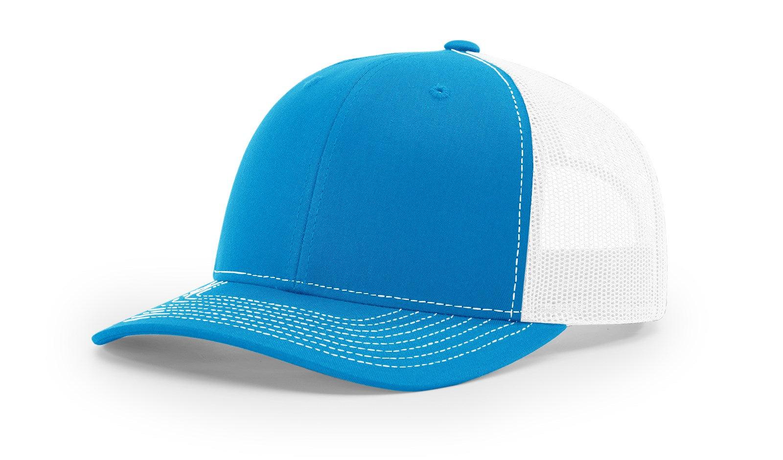 Richardson Custom Embroidered Richardson 112 Mid-Profile Trucker Snapback Cap Custom hat, custom baseball hat, custom trucker hat, custom embroidered hat, embroidered hat