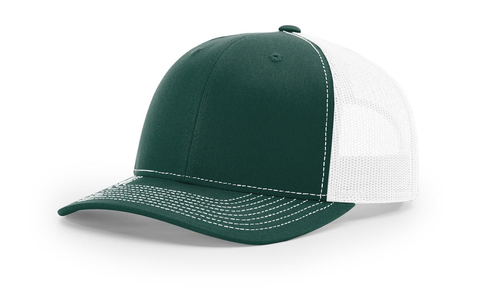 Richardson Custom Embroidered Richardson 112 Mid-Profile Trucker Snapback Cap Custom hat, custom baseball hat, custom trucker hat, custom embroidered hat, embroidered hat