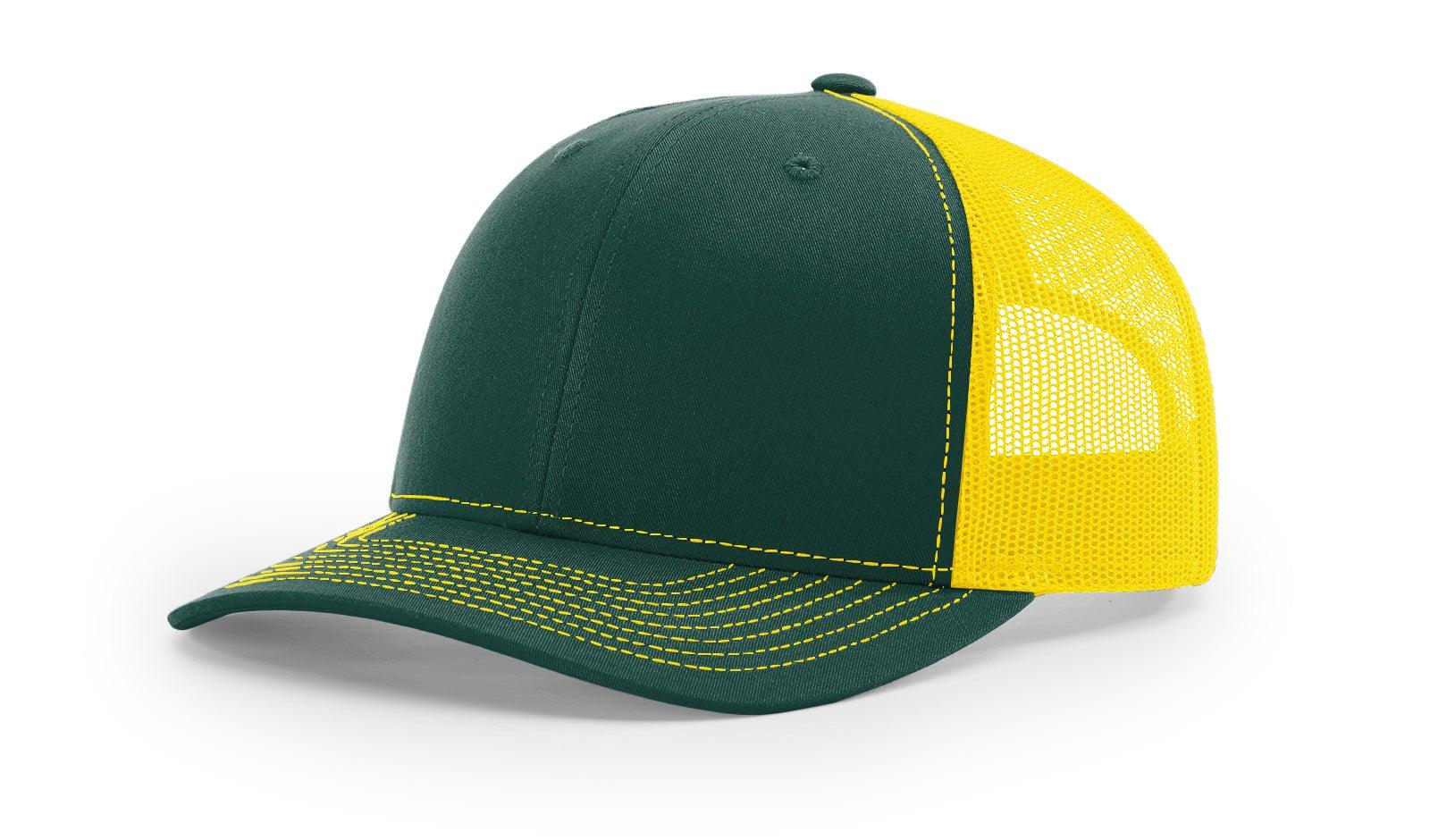 Richardson Custom Embroidered Richardson 112 Mid-Profile Trucker Snapback Cap Custom hat, custom baseball hat, custom trucker hat, custom embroidered hat, embroidered hat