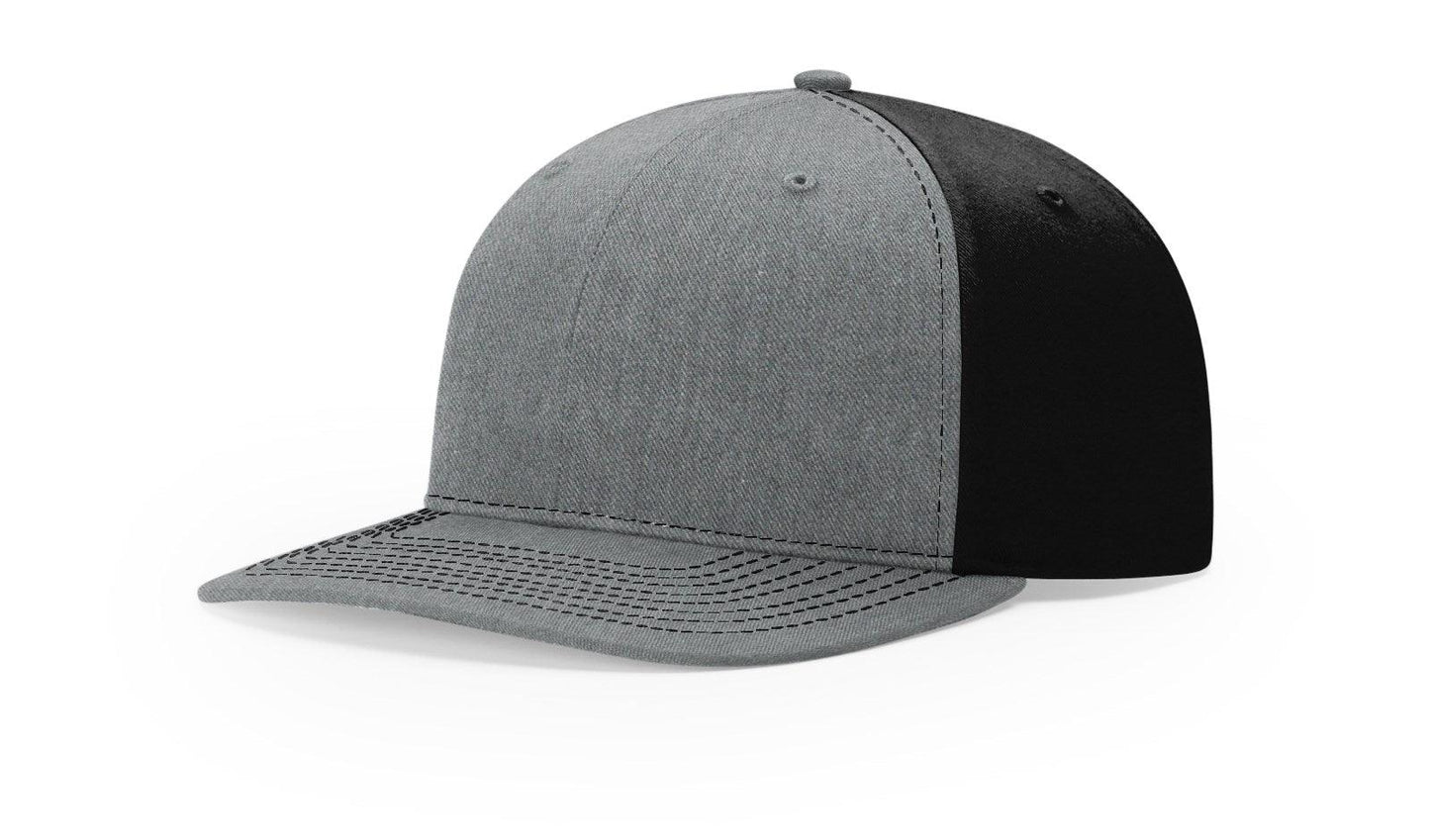 Richardson Custom Embroidered Richardson 312 Solid Twill Trucker Snapback Cap Custom hat, custom baseball hat, custom trucker hat, custom embroidered hat, embroidered hat