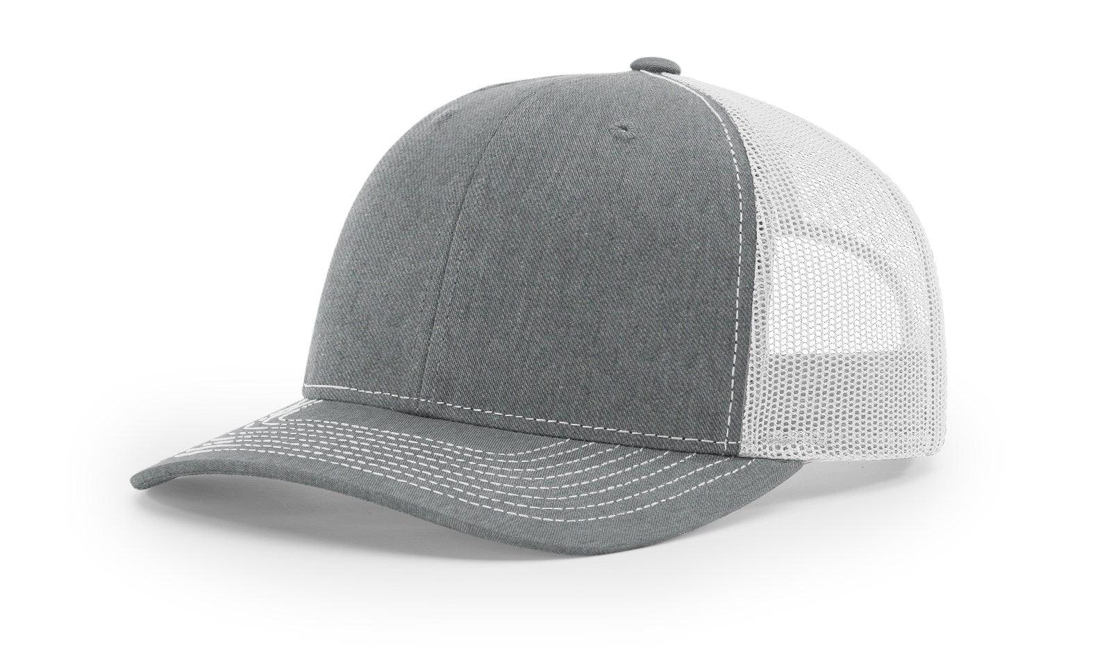 Richardson Custom Embroidered Richardson 112 Mid-Profile Trucker Snapback Cap Custom hat, custom baseball hat, custom trucker hat, custom embroidered hat, embroidered hat
