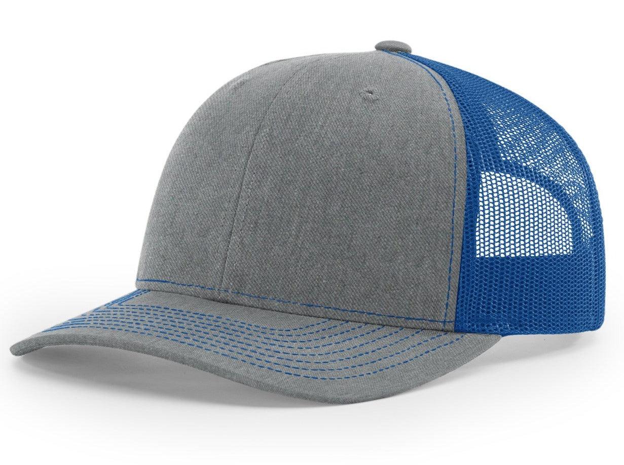 Richardson Custom Embroidered Richardson 112 Mid-Profile Trucker Snapback Cap Custom hat, custom baseball hat, custom trucker hat, custom embroidered hat, embroidered hat