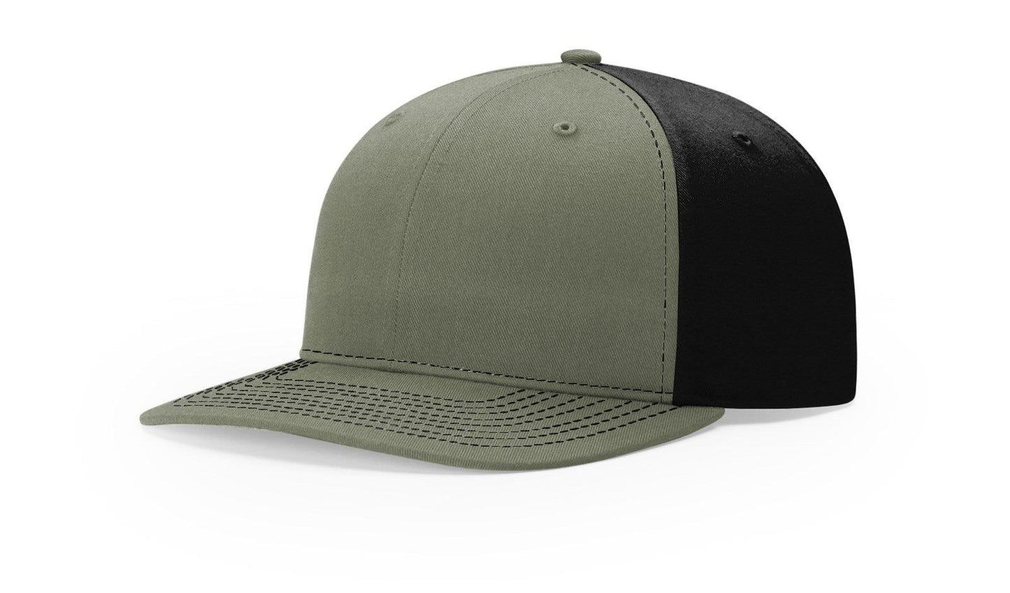 Richardson Custom Embroidered Richardson 312 Solid Twill Trucker Snapback Cap Custom hat, custom baseball hat, custom trucker hat, custom embroidered hat, embroidered hat