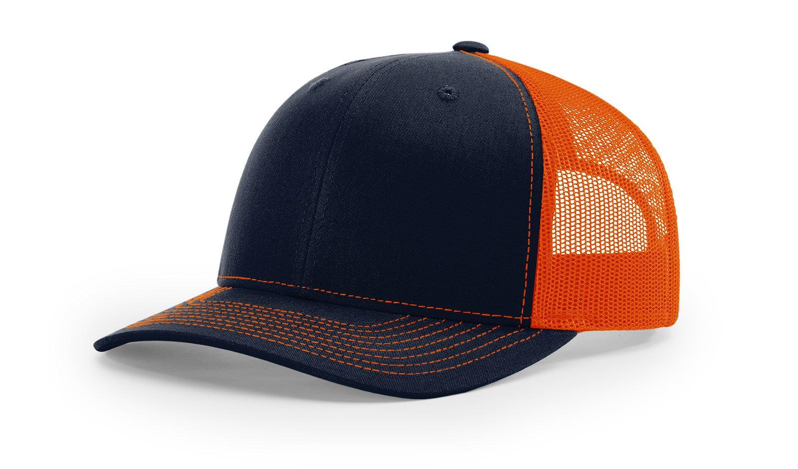 Richardson Custom Embroidered Richardson 112 Mid-Profile Trucker Snapback Cap Custom hat, custom baseball hat, custom trucker hat, custom embroidered hat, embroidered hat