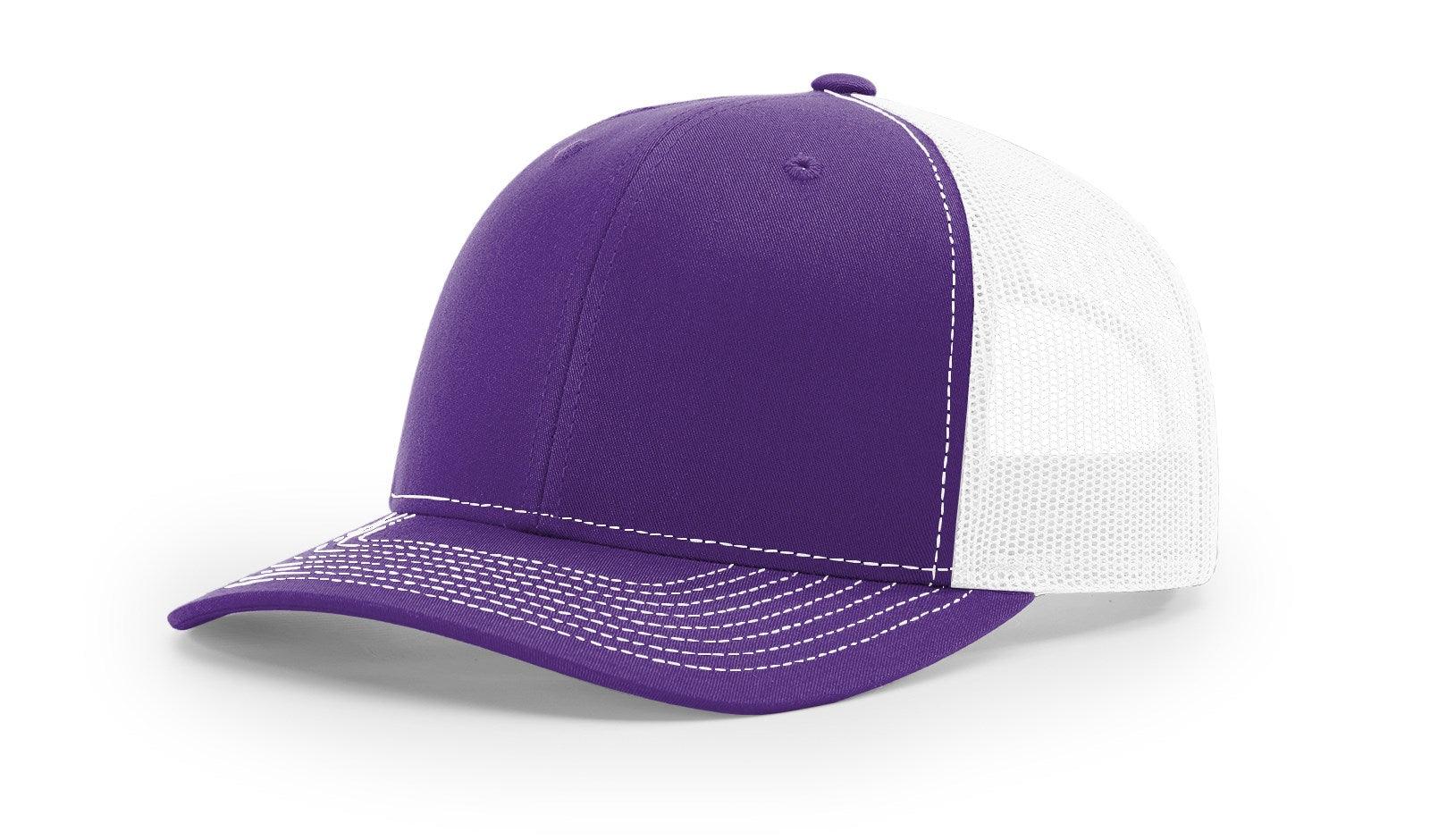Richardson Custom Embroidered Richardson 112 Mid-Profile Trucker Snapback Cap Custom hat, custom baseball hat, custom trucker hat, custom embroidered hat, embroidered hat