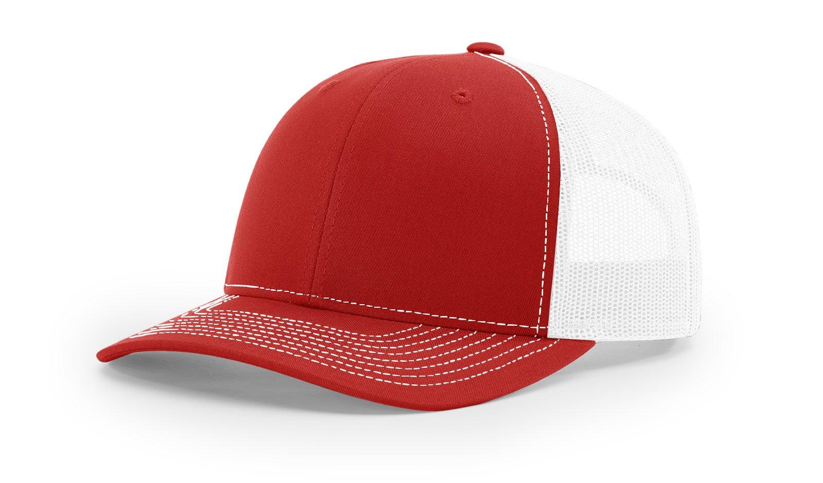 Richardson Custom Embroidered Richardson 112 Mid-Profile Trucker Snapback Cap Custom hat, custom baseball hat, custom trucker hat, custom embroidered hat, embroidered hat