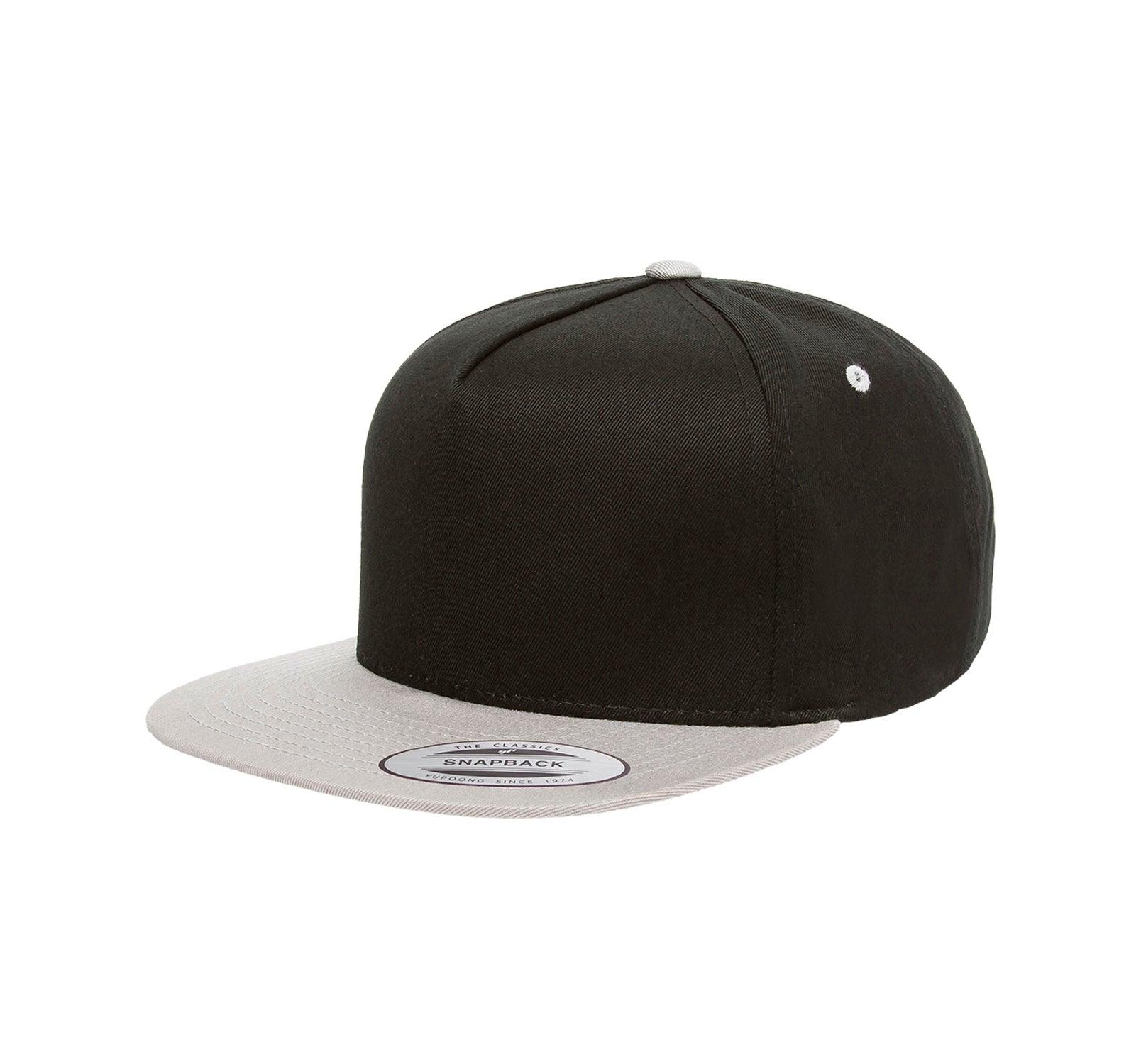 Yupoong Custom Embroidered Yupoong 6007 5-Panel Cotton Twill Snapback Hat, Flat Bill Cap Custom hat, custom baseball hat, custom trucker hat, custom embroidered hat, embroidered hat
