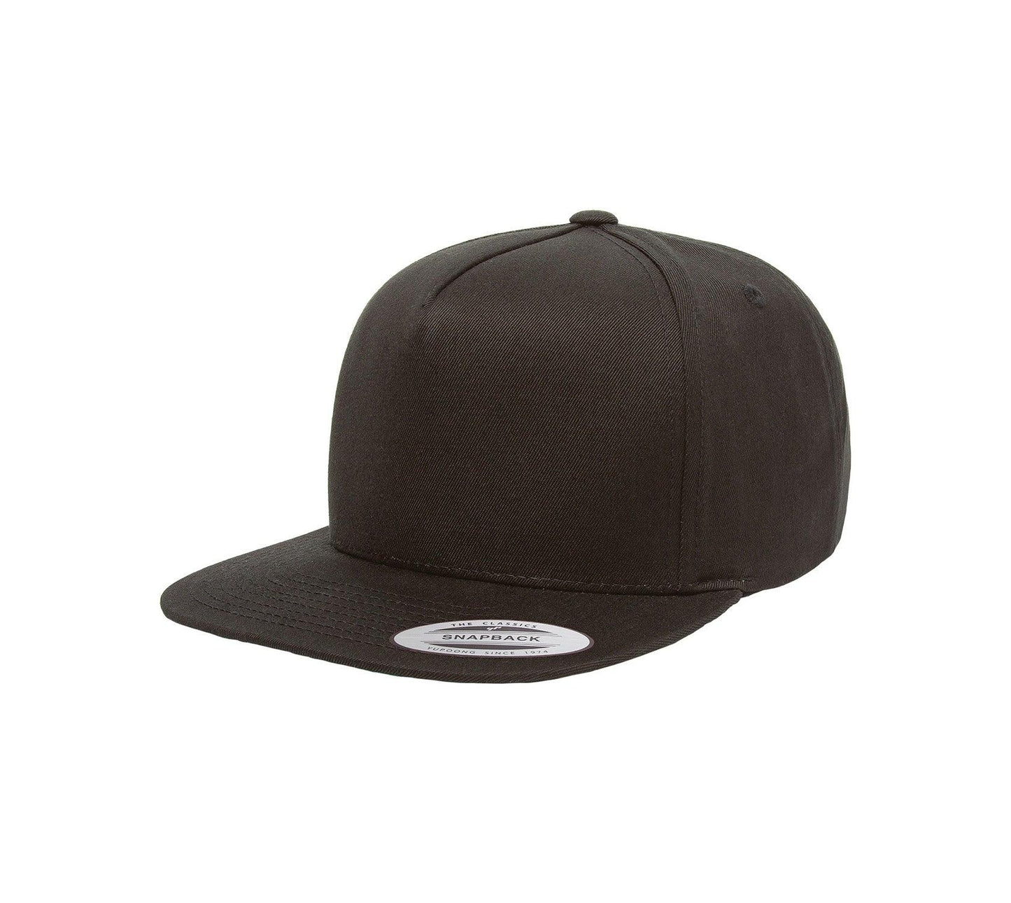 Yupoong Custom Embroidered Yupoong 6007 5-Panel Cotton Twill Snapback Hat, Flat Bill Cap Custom hat, custom baseball hat, custom trucker hat, custom embroidered hat, embroidered hat