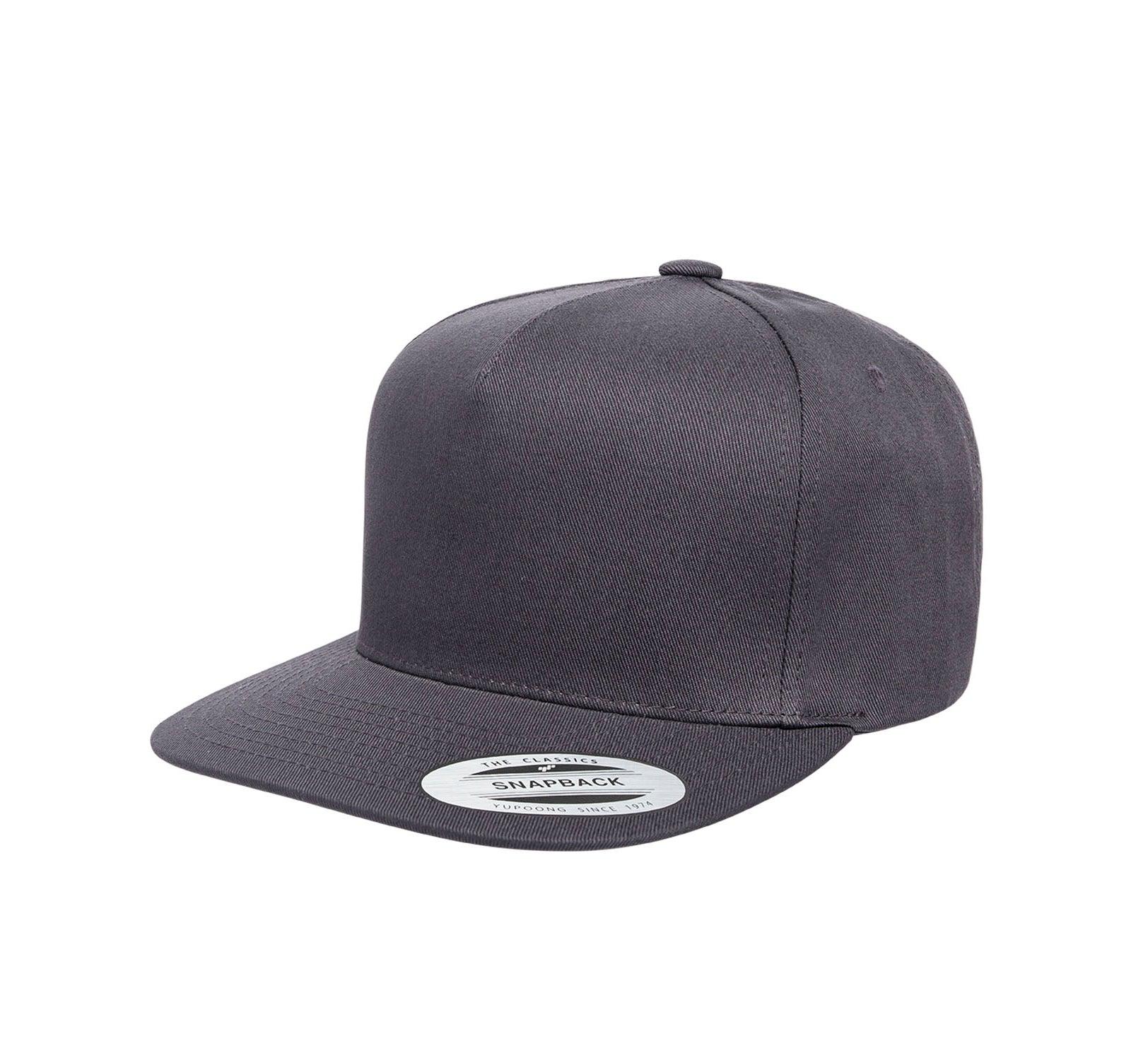 Yupoong Custom Embroidered Yupoong 6007 5-Panel Cotton Twill Snapback Hat, Flat Bill Cap Custom hat, custom baseball hat, custom trucker hat, custom embroidered hat, embroidered hat