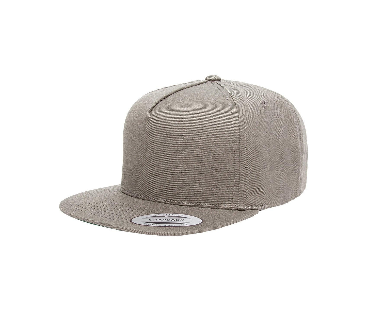 Yupoong Custom Embroidered Yupoong 6007 5-Panel Cotton Twill Snapback Hat, Flat Bill Cap Custom hat, custom baseball hat, custom trucker hat, custom embroidered hat, embroidered hat