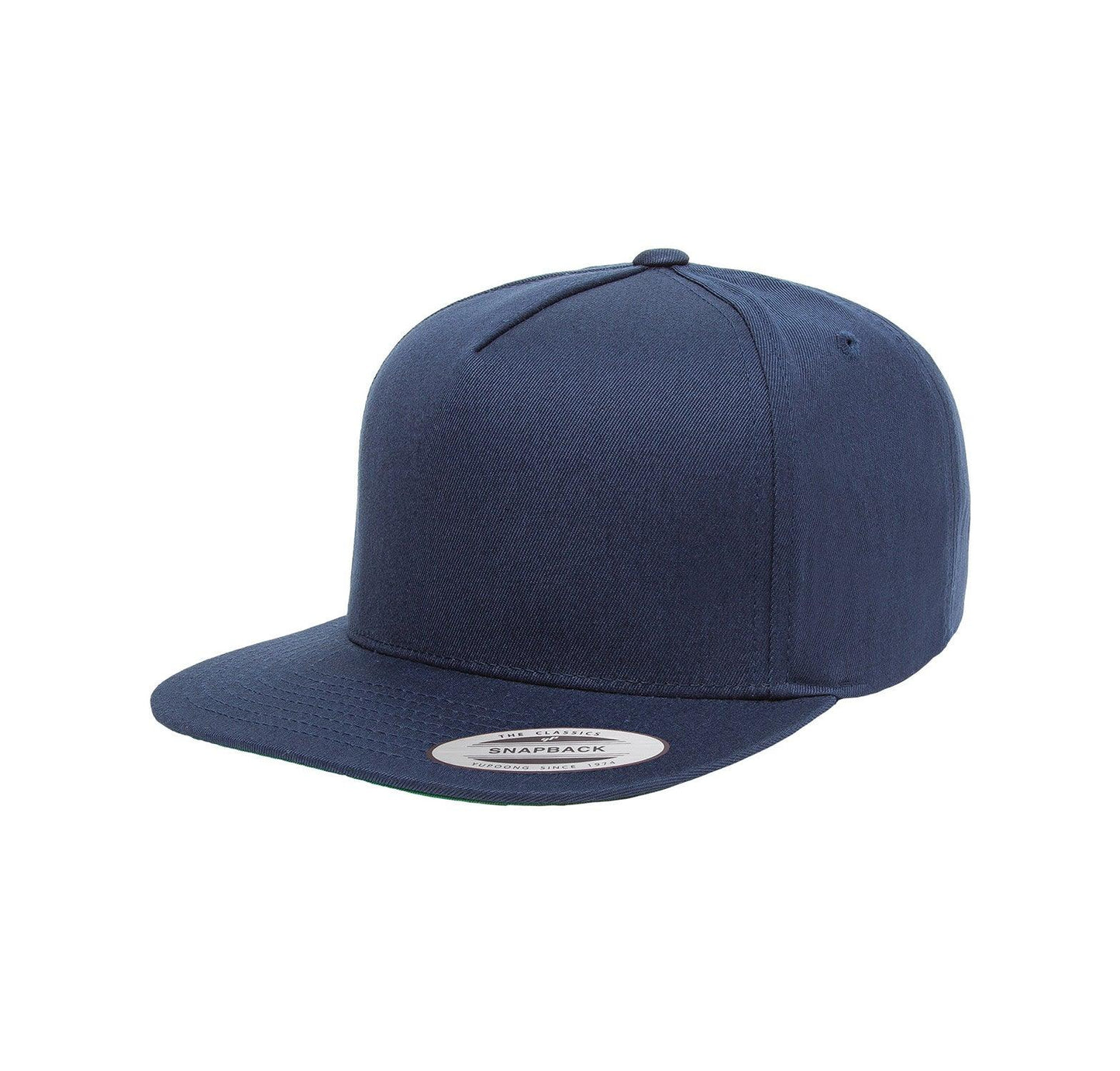Yupoong Custom Embroidered Yupoong 6007 5-Panel Cotton Twill Snapback Hat, Flat Bill Cap Custom hat, custom baseball hat, custom trucker hat, custom embroidered hat, embroidered hat