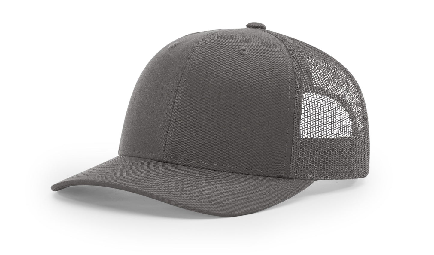 Custom Embroidered Richardson 112 Mid-Profile Trucker Snapback Cap