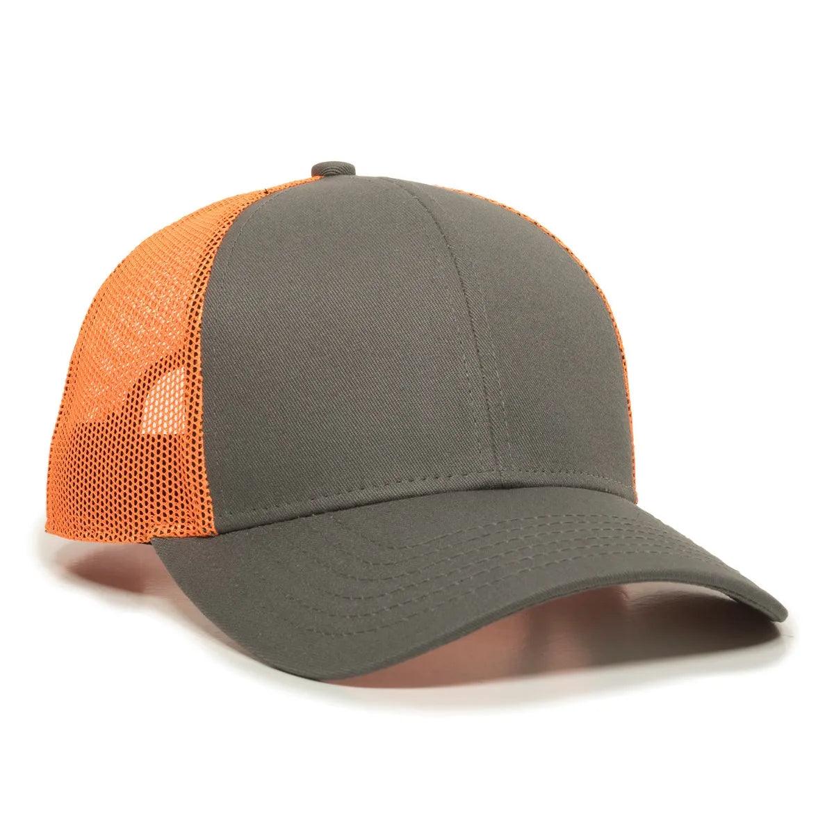 Outdoor Cap Custom Embroidered OC770 Premium Low Profile Trucker Cap Custom hat, custom baseball hat, custom trucker hat, custom embroidered hat, embroidered hat