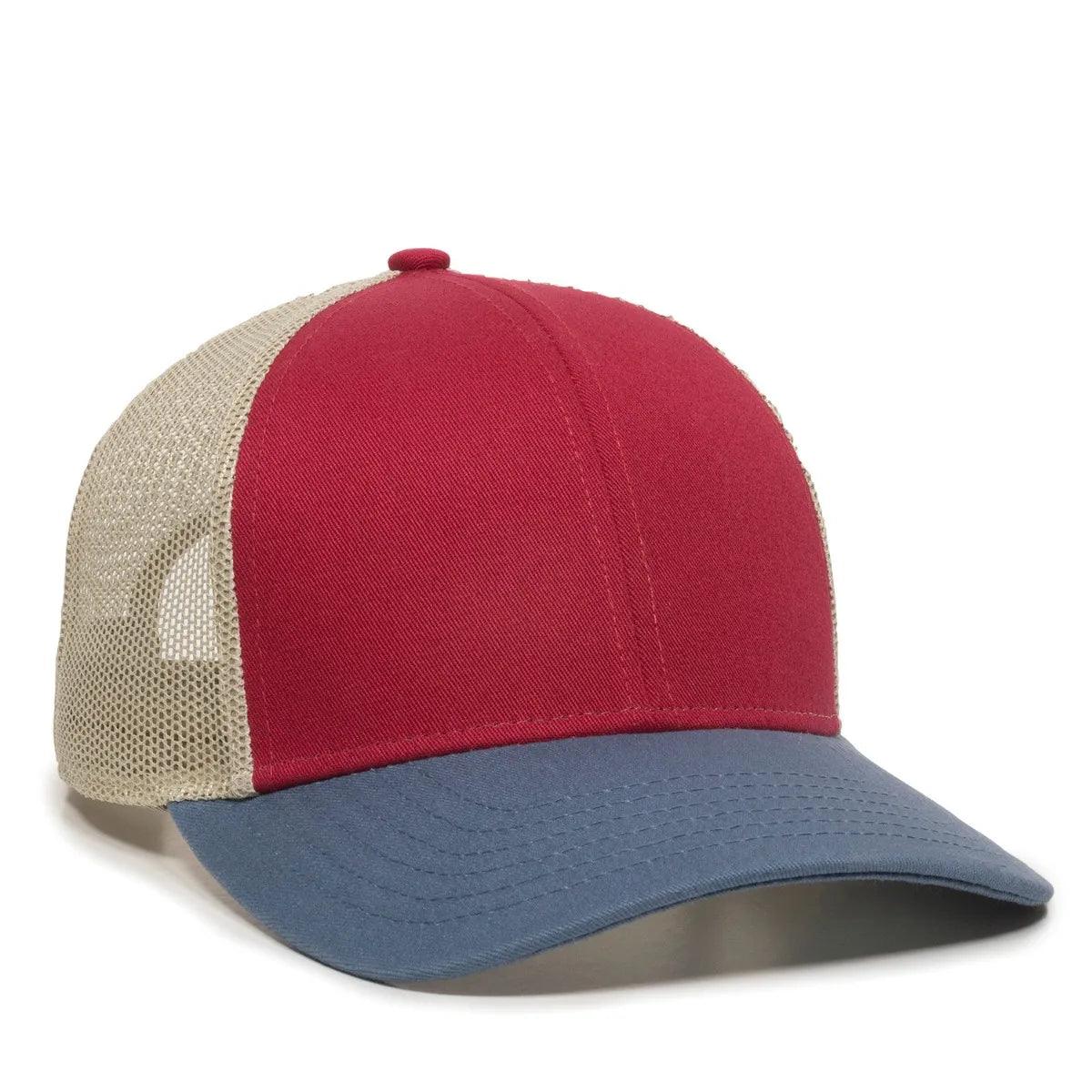Outdoor Cap Custom Embroidered OC770 Premium Low Profile Trucker Cap Custom hat, custom baseball hat, custom trucker hat, custom embroidered hat, embroidered hat