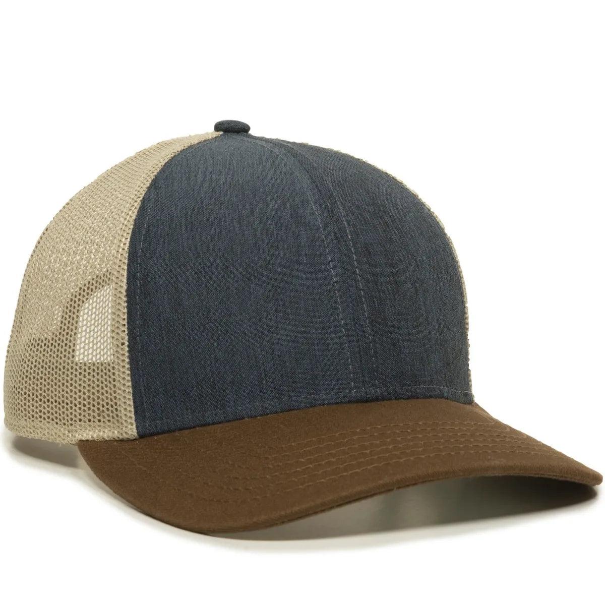 Outdoor Cap Custom Embroidered OC770 Premium Low Profile Trucker Cap Custom hat, custom baseball hat, custom trucker hat, custom embroidered hat, embroidered hat