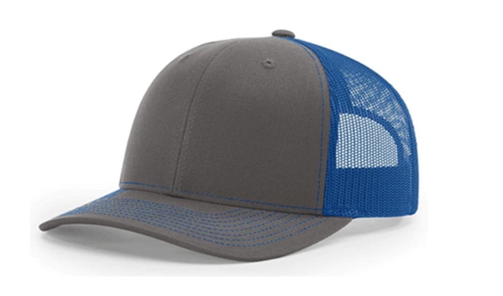 Richardson Custom Embroidered Richardson 112 Mid-Profile Trucker Snapback Cap Custom hat, custom baseball hat, custom trucker hat, custom embroidered hat, embroidered hat