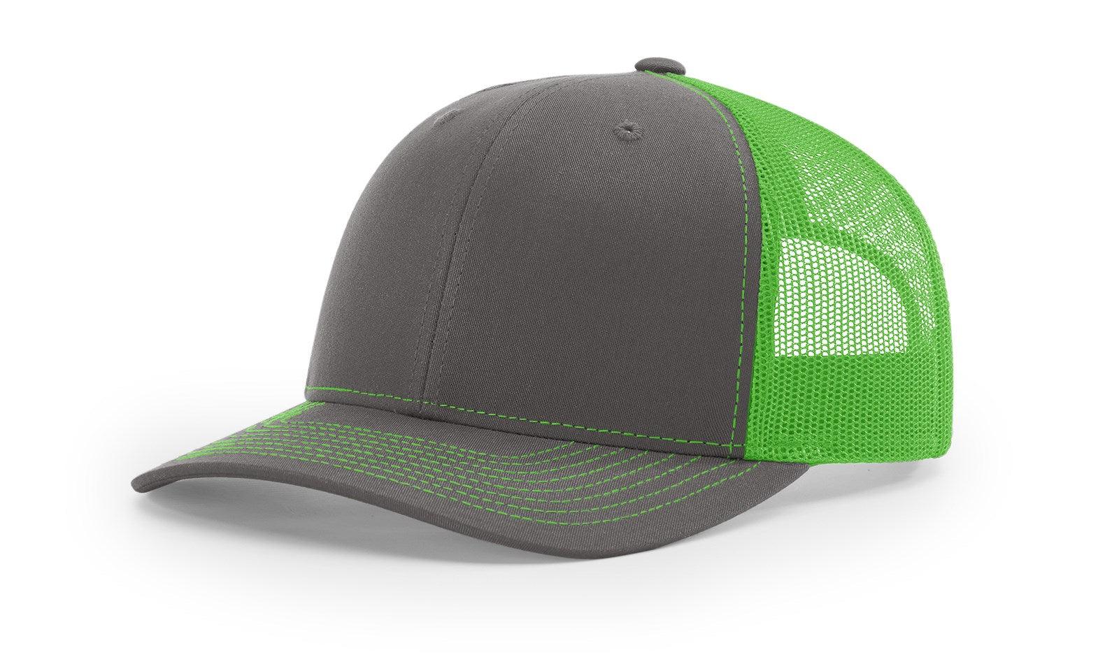 Richardson Custom Embroidered Richardson 112 Mid-Profile Trucker Snapback Cap Custom hat, custom baseball hat, custom trucker hat, custom embroidered hat, embroidered hat