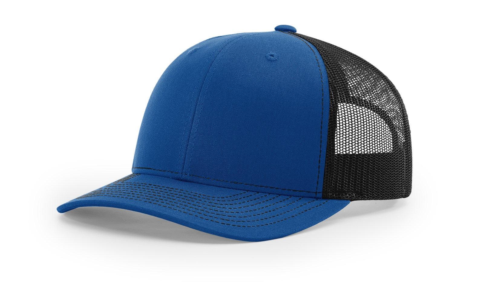 Richardson Custom Embroidered Richardson 112 Mid-Profile Trucker Snapback Cap Custom hat, custom baseball hat, custom trucker hat, custom embroidered hat, embroidered hat