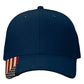 Custom Embroidered USA Flag Cap - Kati AM350 with Woven Flag on Visor