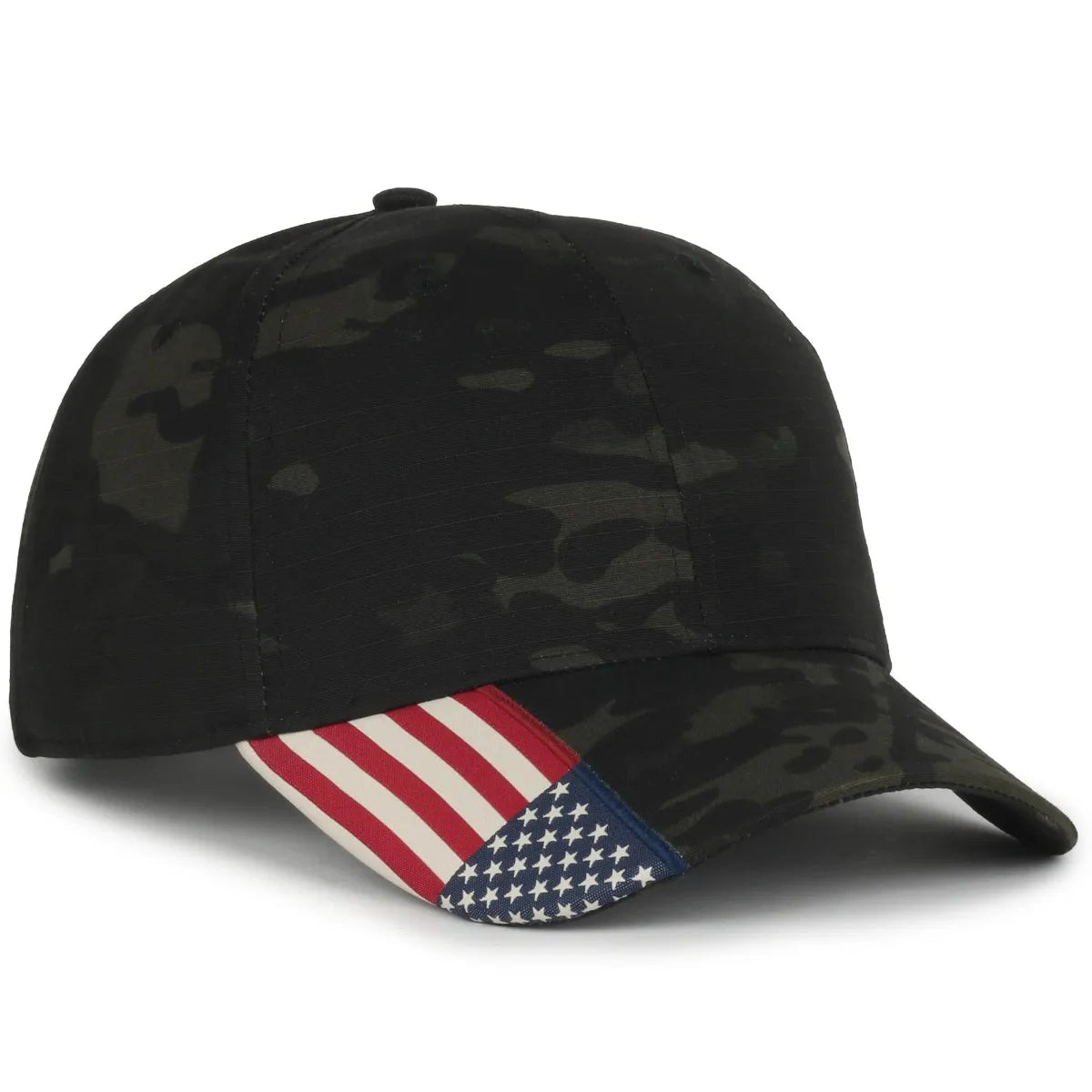 Custom Embroidered CWF-405-MULTICAM®/USA Flag Cap