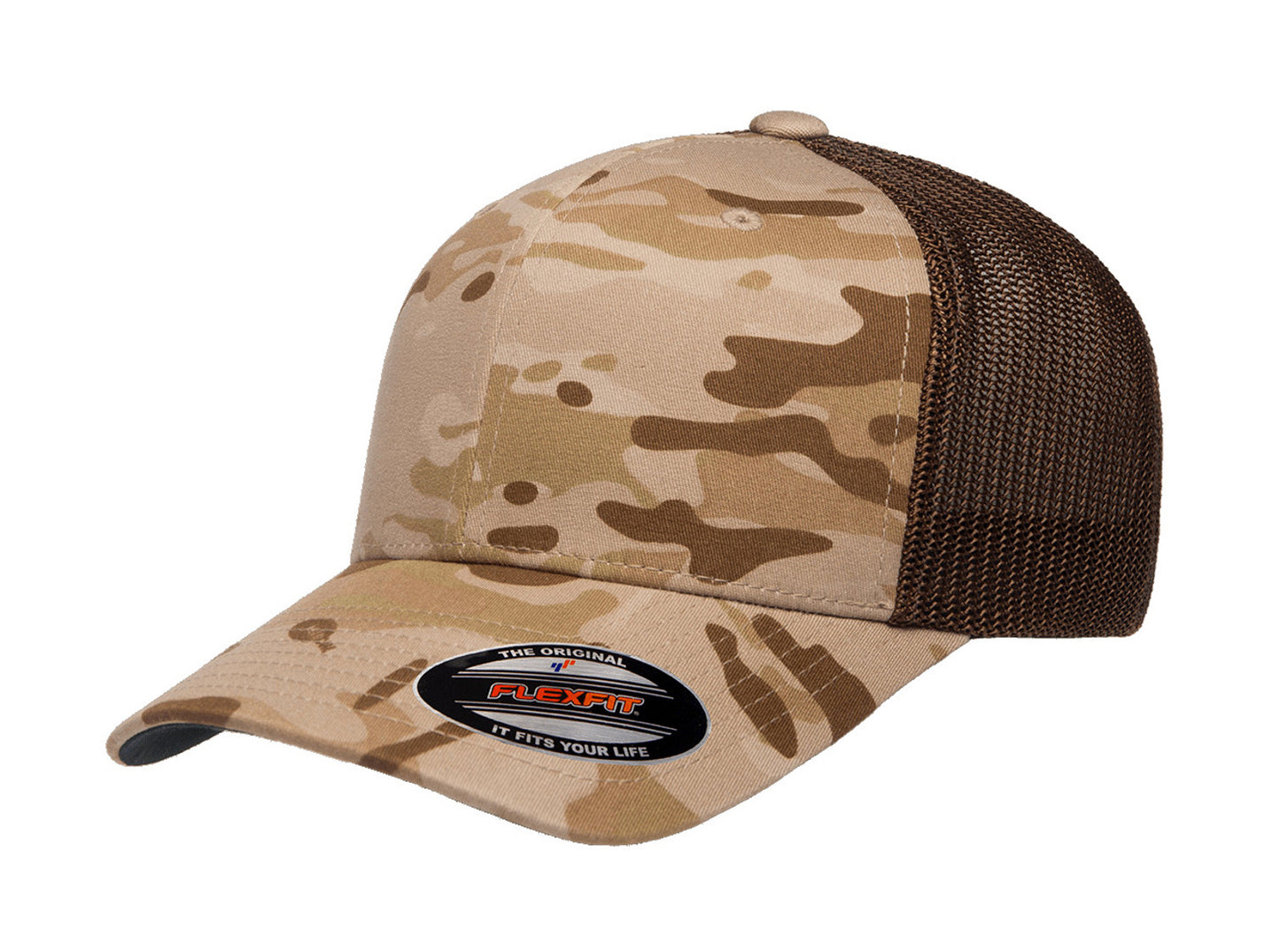 Custom Embroidered Flexfit 6511 Trucker Fitted Cap