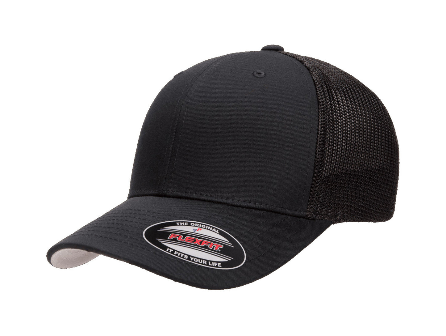 Custom Embroidered Flexfit 6511 Trucker Fitted Cap