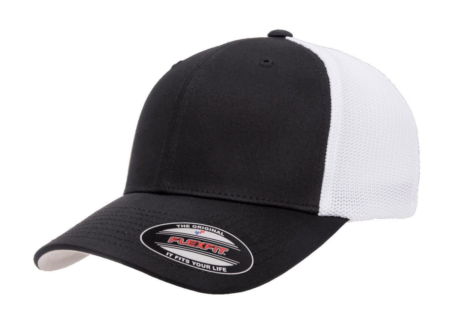 Custom Embroidered Flexfit 6511 Trucker Fitted Cap