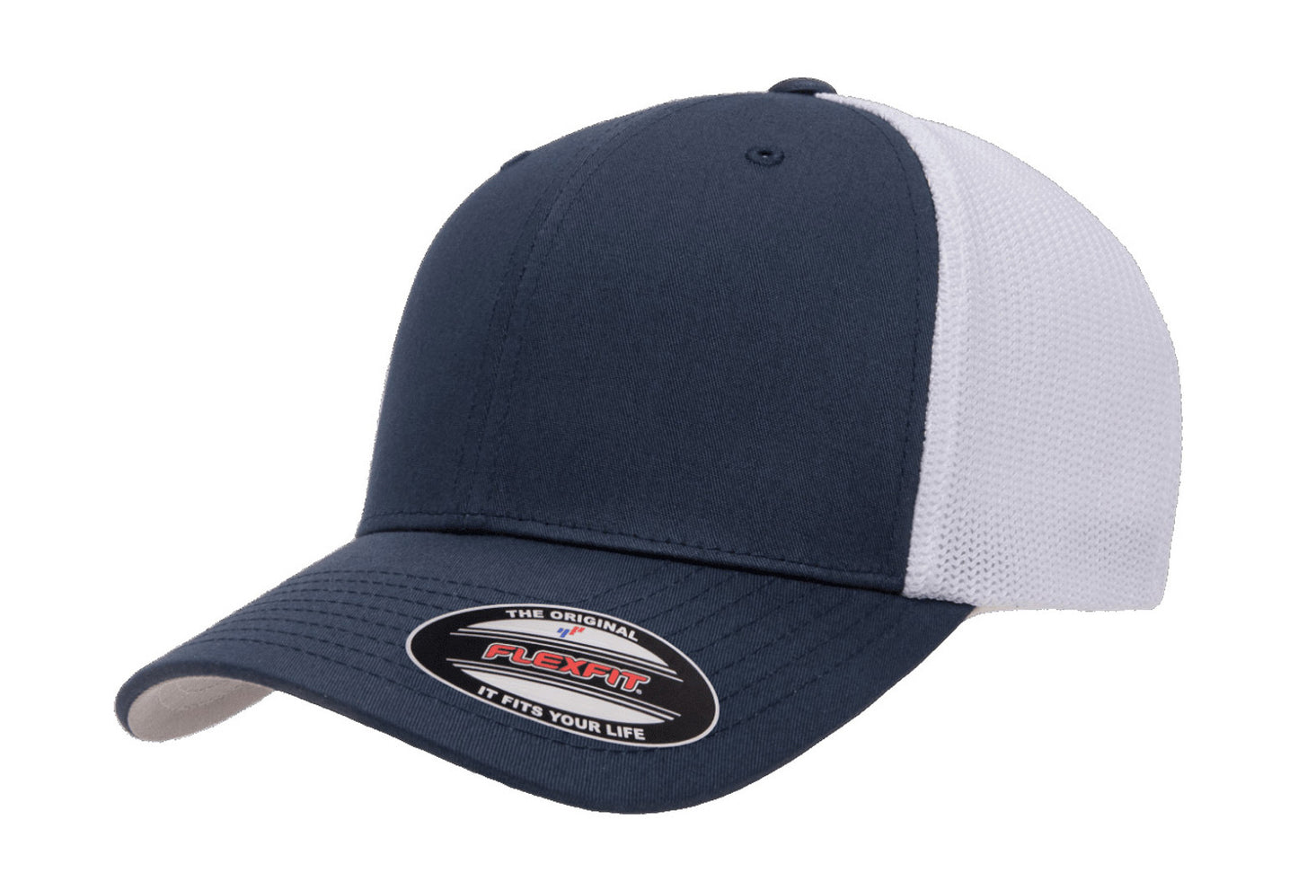 Custom Embroidered Flexfit 6511 Trucker Fitted Cap