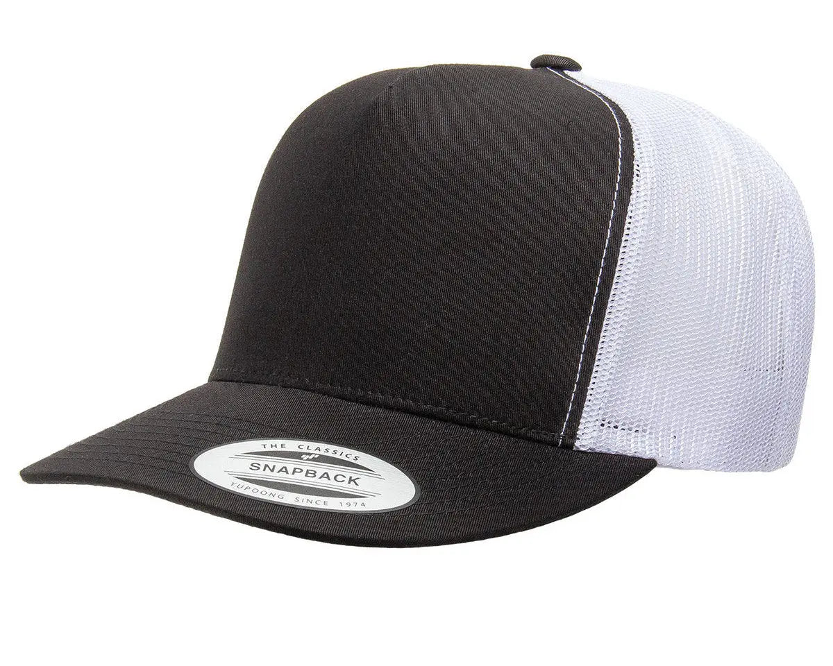 Hoosier Racing Tire Patch Hat By Yupoong - Classic 6006 Snapback Trucker Cap