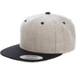 Custom Embroidered Yupoong 6089MT Adult 6-Panel Structured Flat Visor Classic Two-Tone Snapback Cap