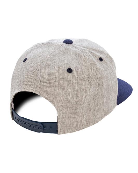 Custom Embroidered Yupoong 6089MT Adult 6-Panel Structured Flat Visor Classic Two-Tone Snapback Cap