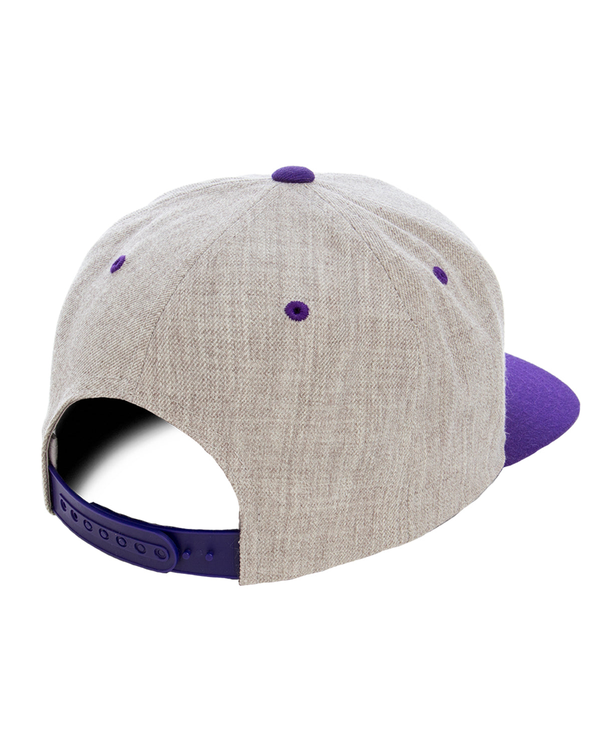 Custom Embroidered Yupoong 6089MT Adult 6-Panel Structured Flat Visor Classic Two-Tone Snapback Cap