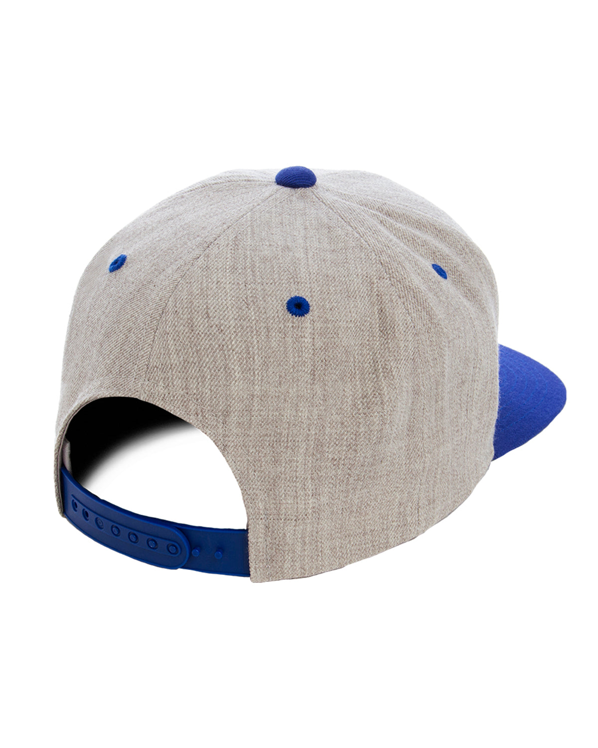 Custom Embroidered Yupoong 6089MT Adult 6-Panel Structured Flat Visor Classic Two-Tone Snapback Cap