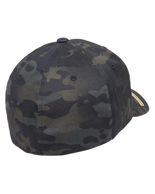 Flexfit Custom Embroidered FlexFit 6277 Fitted Multicam Cap Custom hat, custom baseball hat, custom trucker hat, custom embroidered hat, embroidered hat