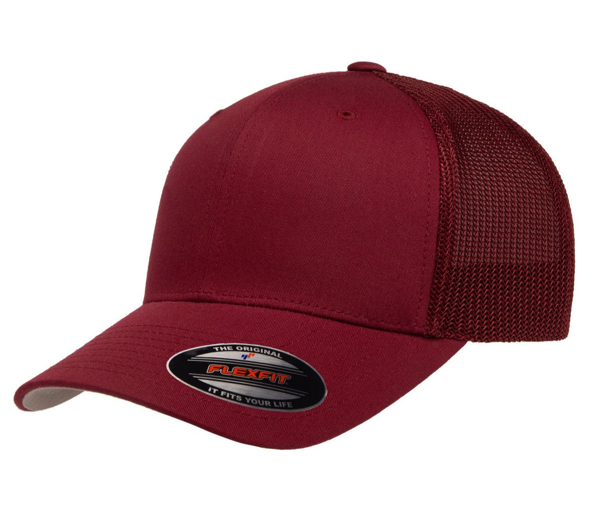 Custom Embroidered Flexfit 6511 Trucker Fitted Cap